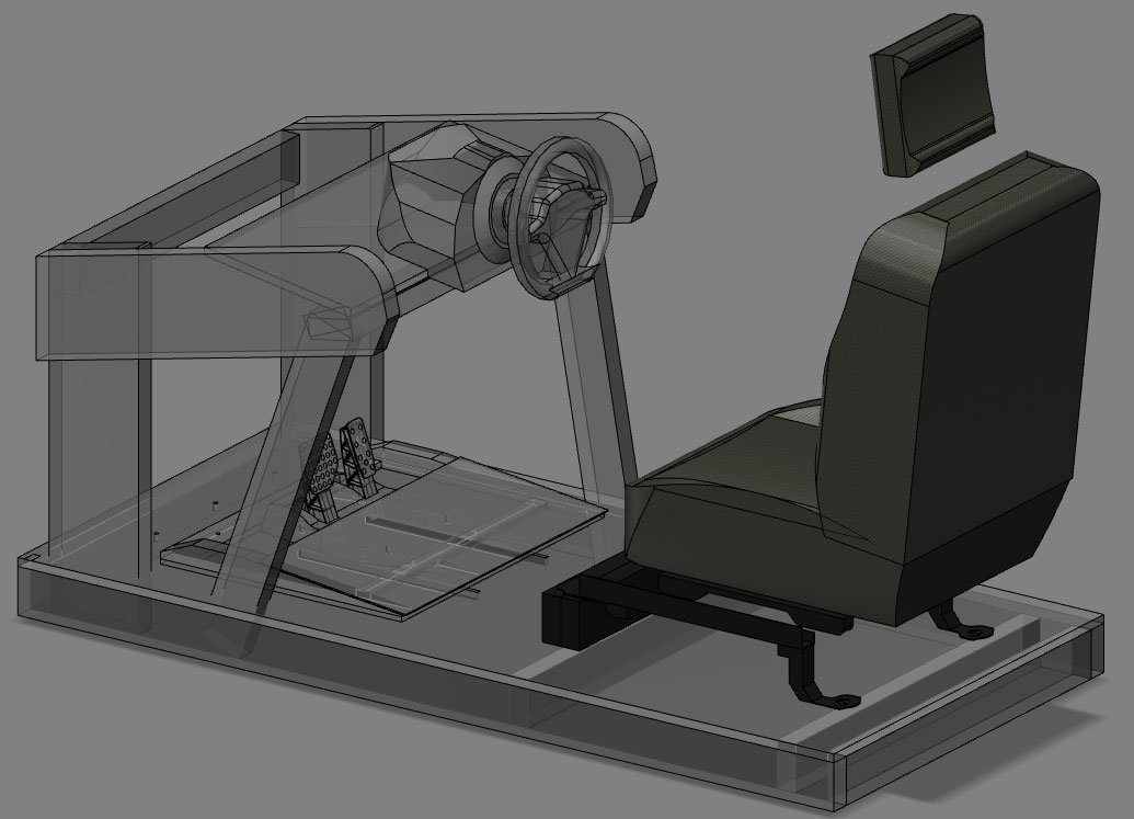 Sim Rig Srawing Sim Rig Highlight: AwesomeSauce Rig Mk II - Inside Sim Racing