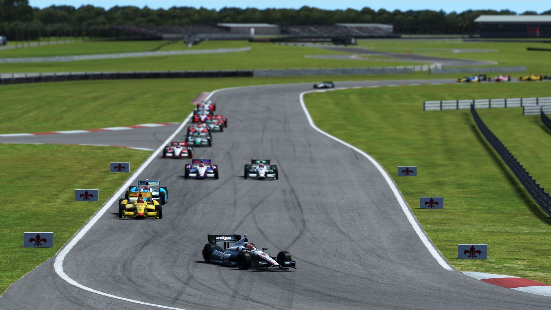 rFactor 2 DX11 beta IndyCar race