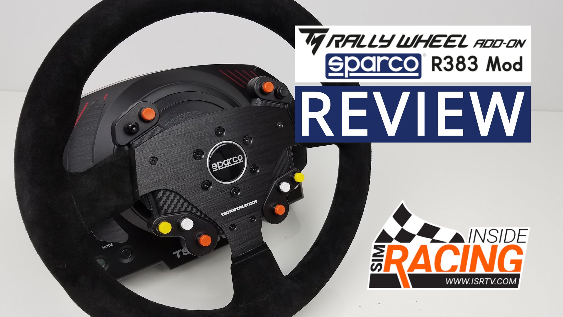 Thrustmaster TM Rally Wheel AddOn Sparco R383 Mod Steering wheel  PlayStation 4, PlayStation 3, Xbox One, PC Carbon